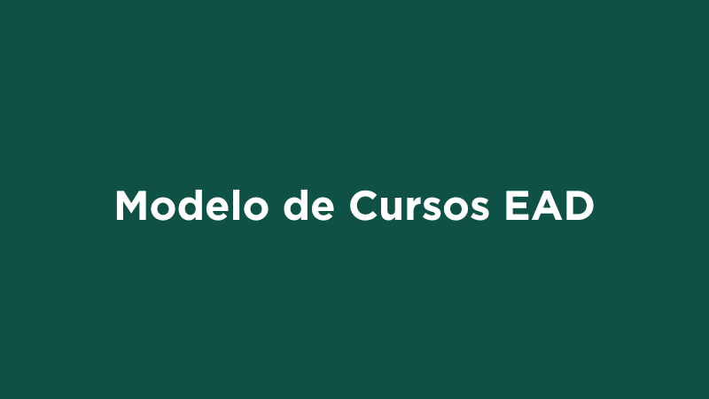 card modelo de curso