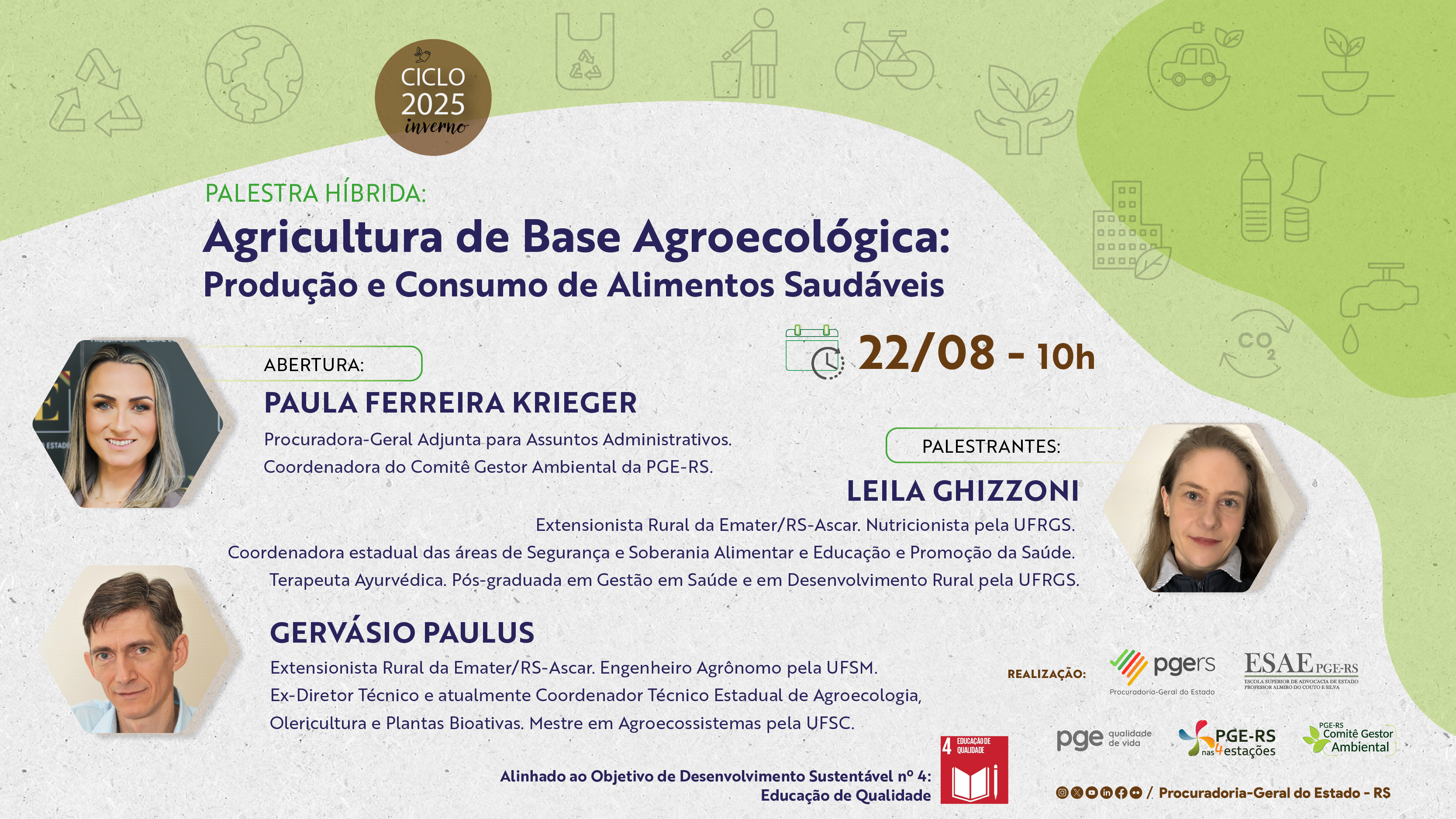 Evento Gravado: Agricultura de Base Agroecológica