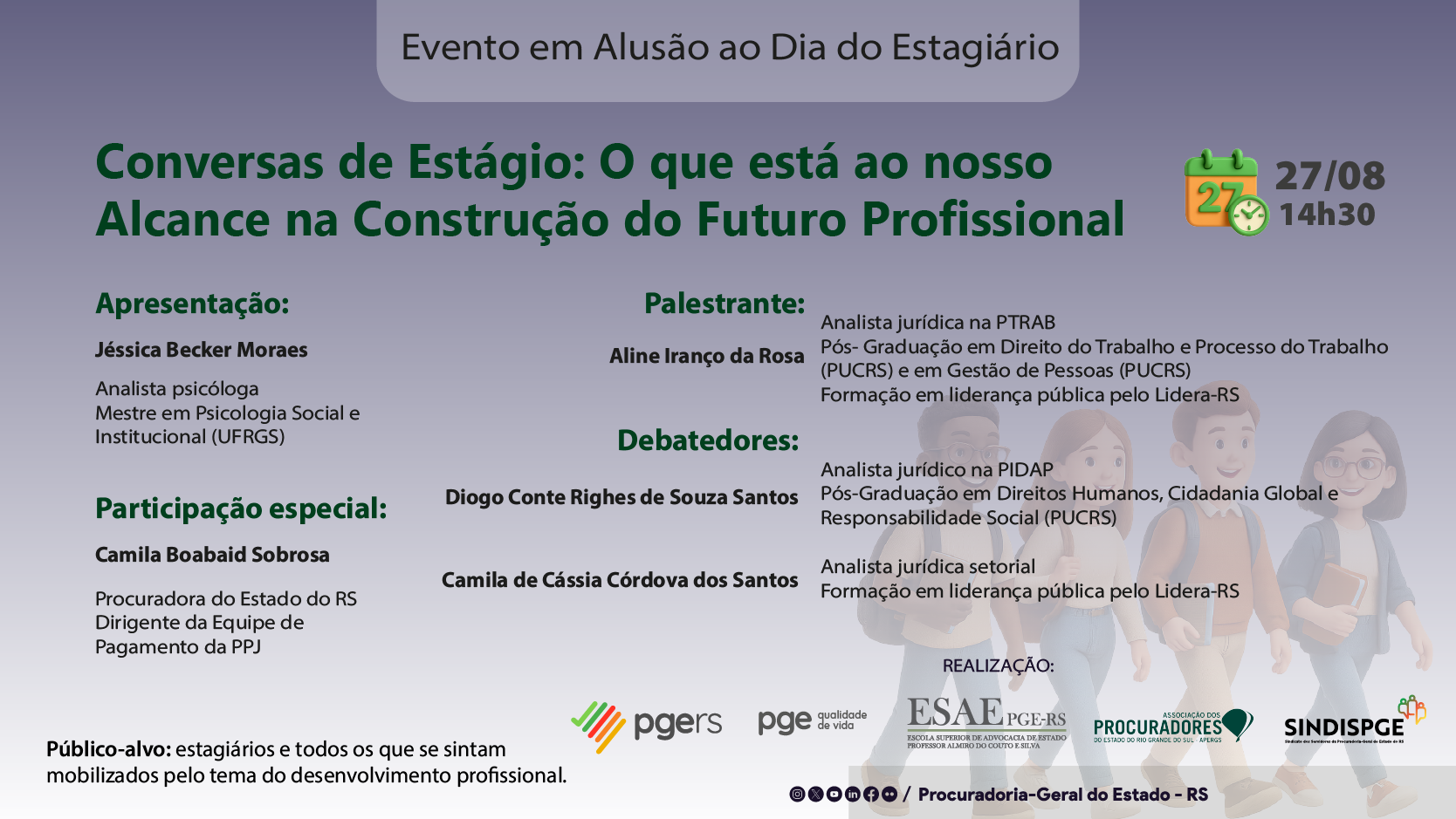 Evento Gravado: Conversas de Estágio: O Futuro Profissional