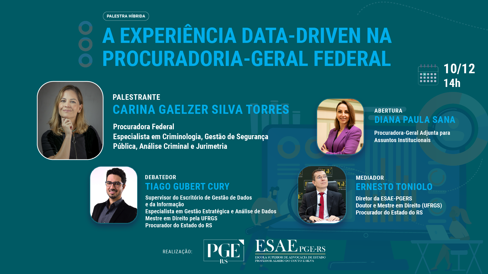 Banner do evento A Experiência Data-Driven na PGF
