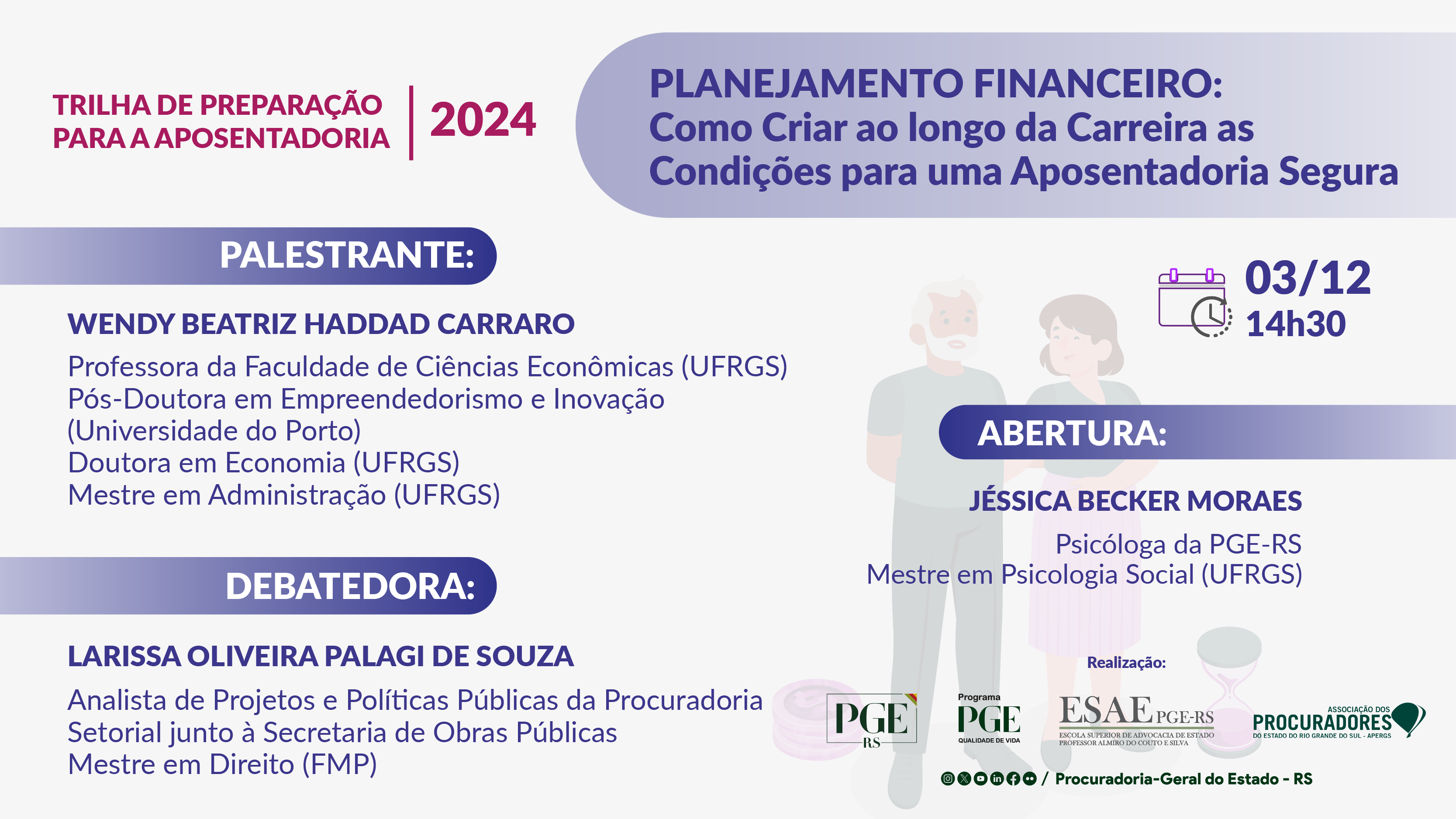 Banner do evento Trilha de Preparação para a Aposentadoria