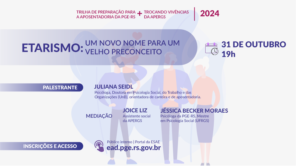 Banner do evento sobre Etarismo