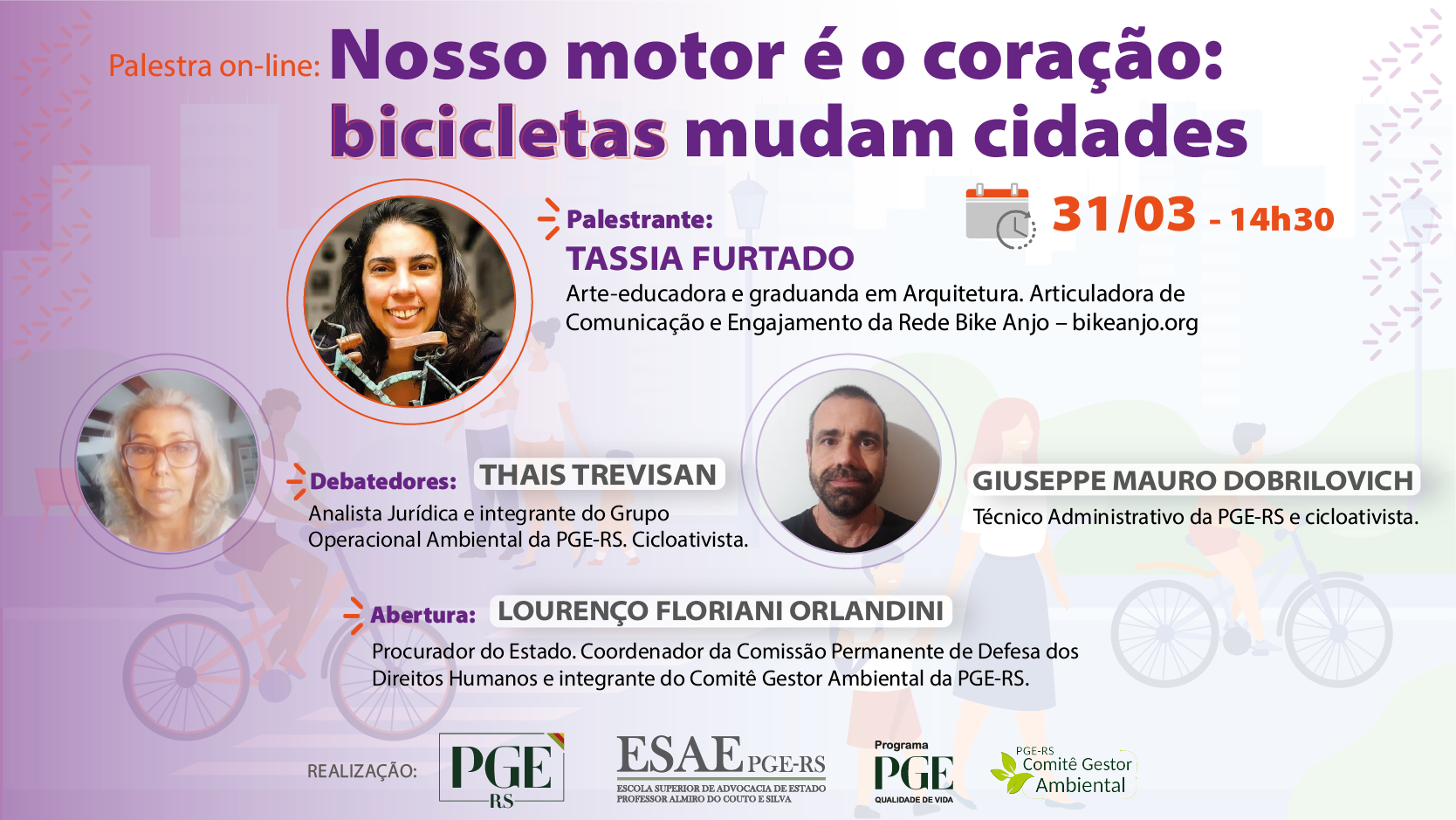 Nosso motor é o coração: bicicletas mudam cidades