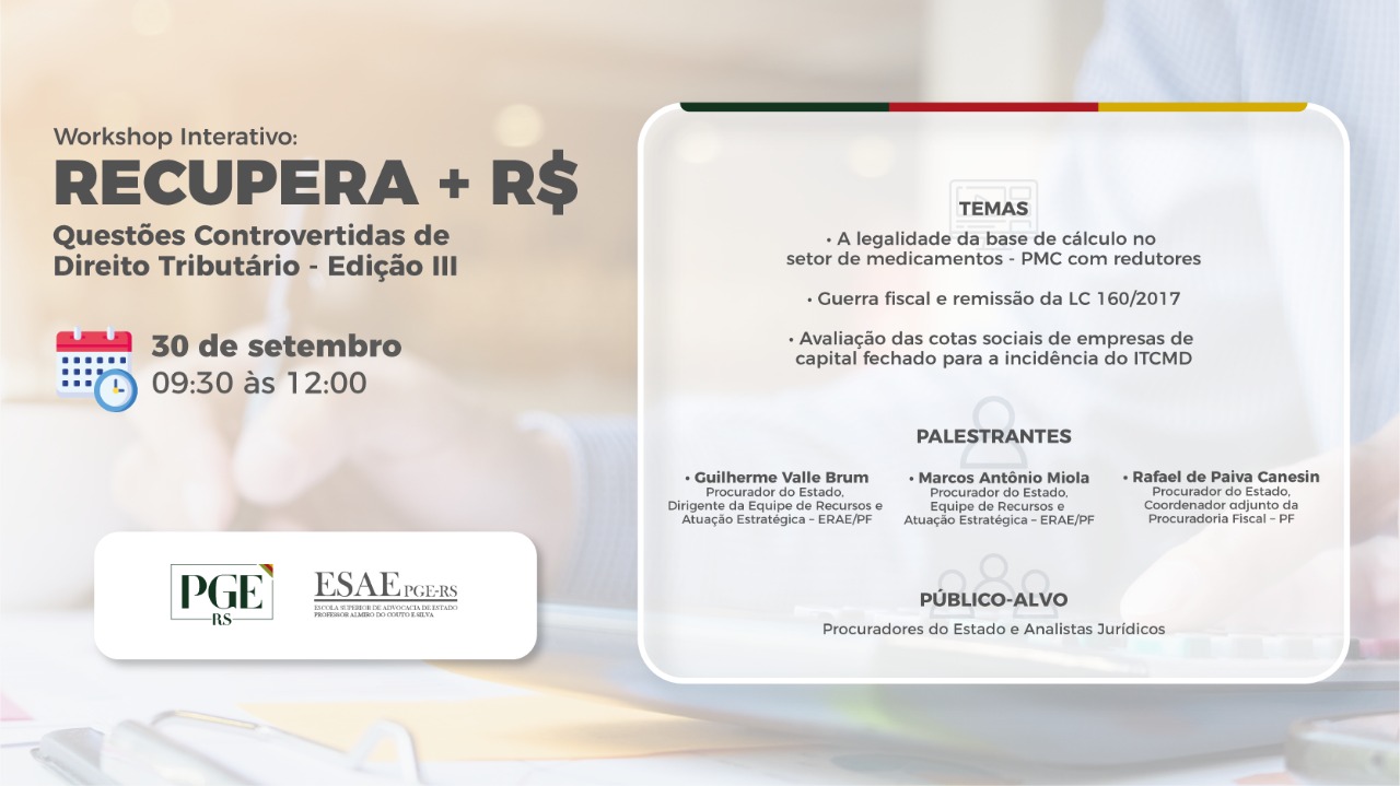 Recupera + R$ - Questões Controvertidas de Direito Tributário