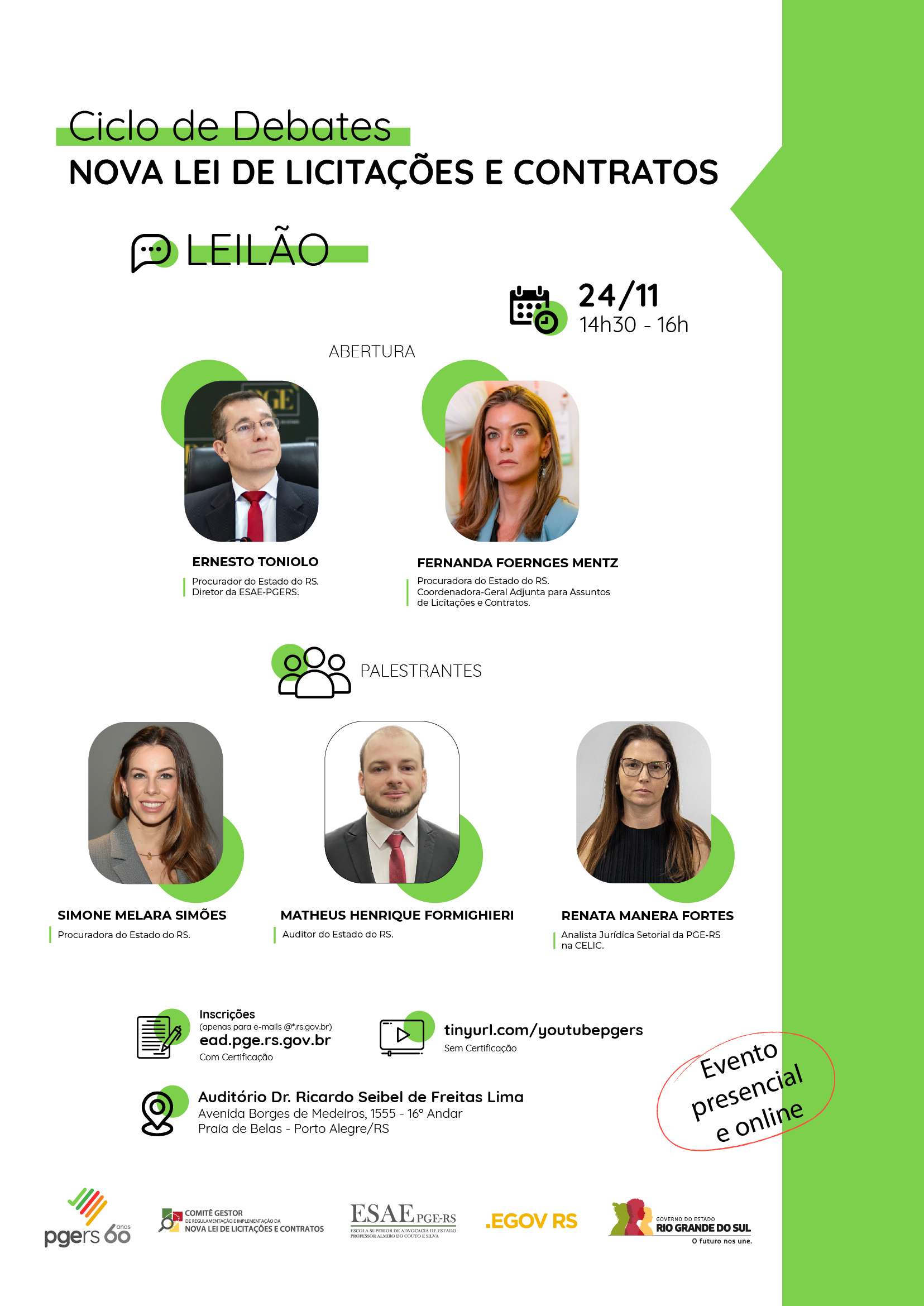 Ciclo de Debates | Nova Lei de Licitações e Contratos: Leilão